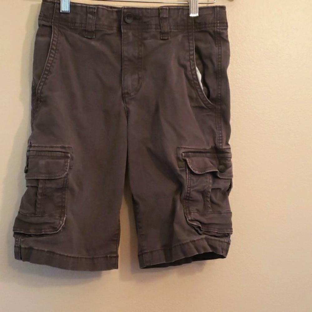 Urban Pipeline Boy's Dark Gray Cargo Shorts